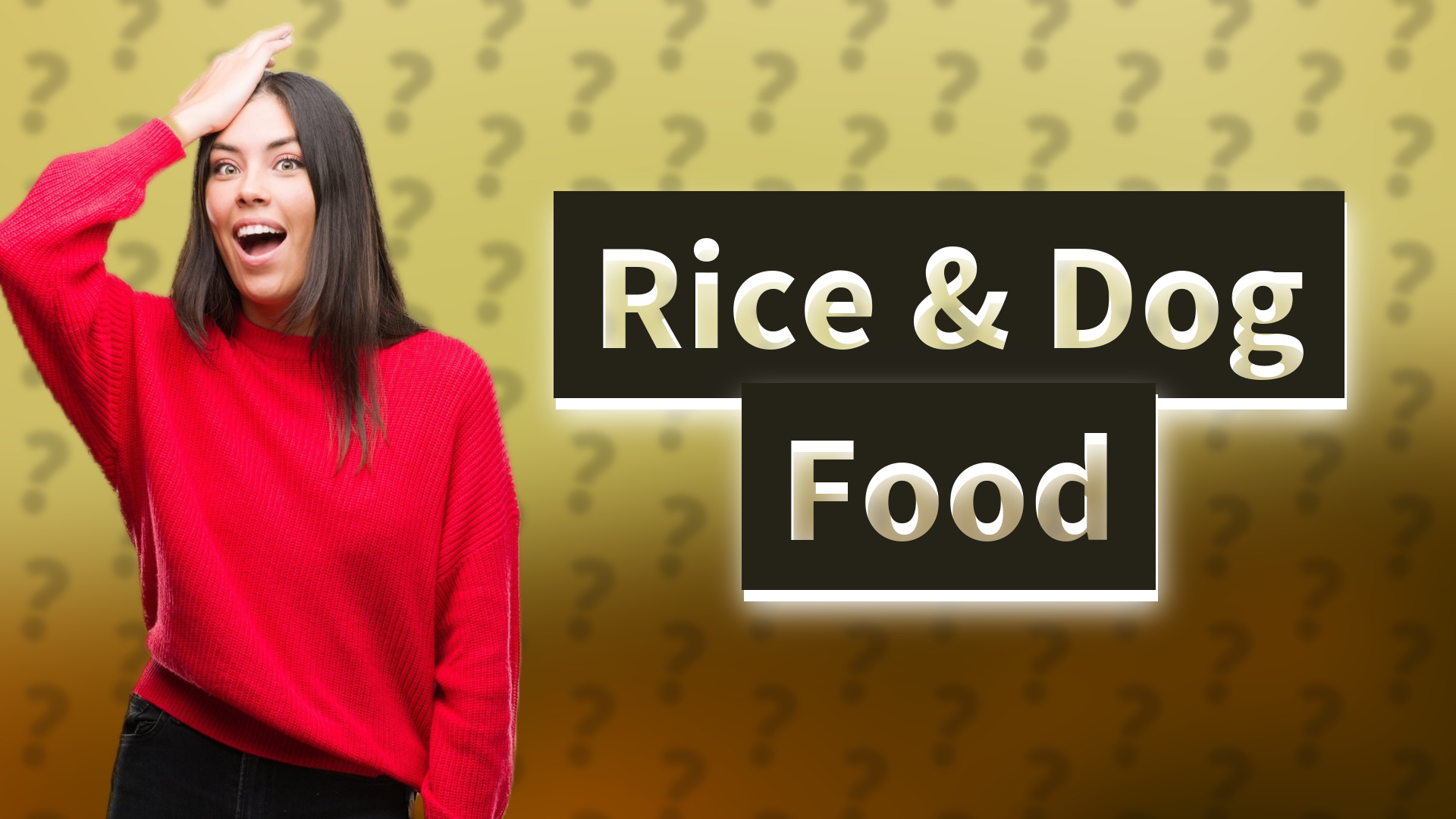 Rice & Dog Food