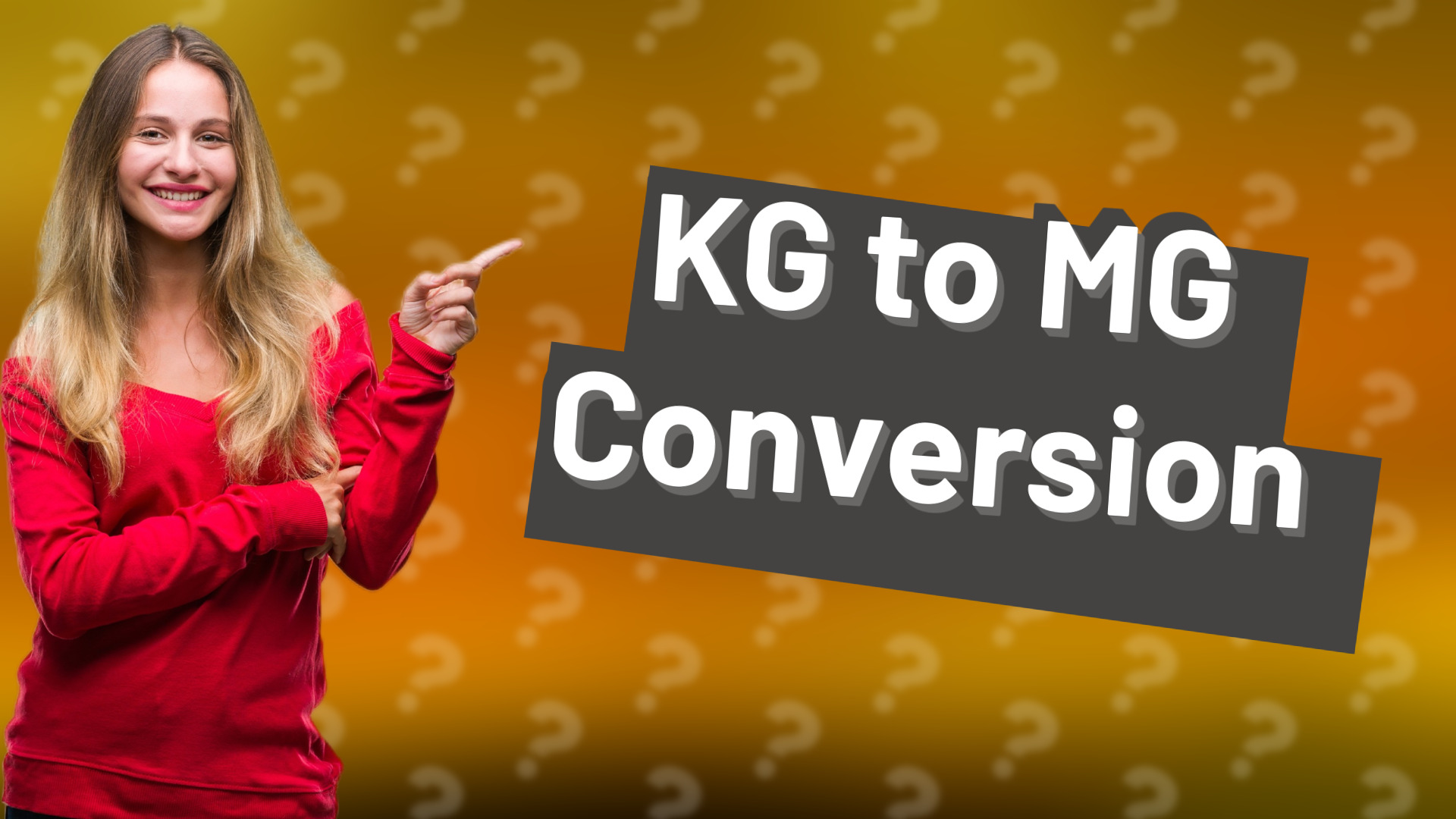 KG to MG Conversion