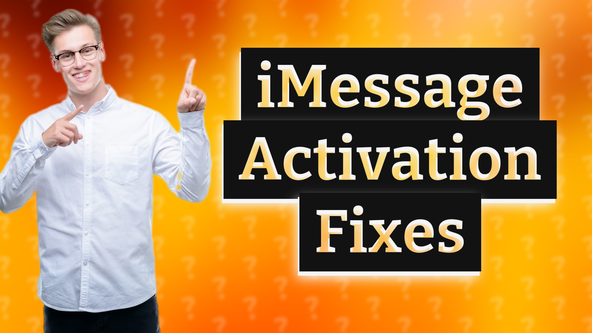 iMessage Activation Fixes