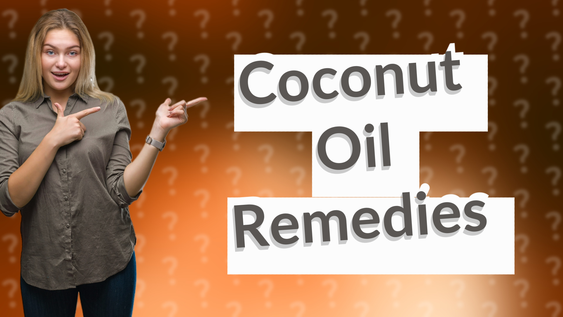 Coconut Oil Remedies