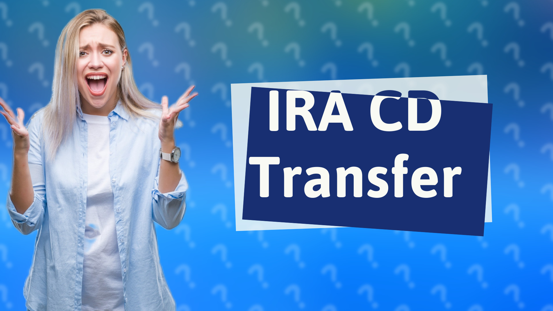 IRA CD Transfer