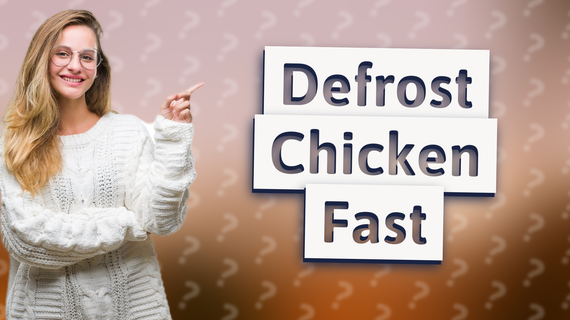 Defrost Chicken Fast