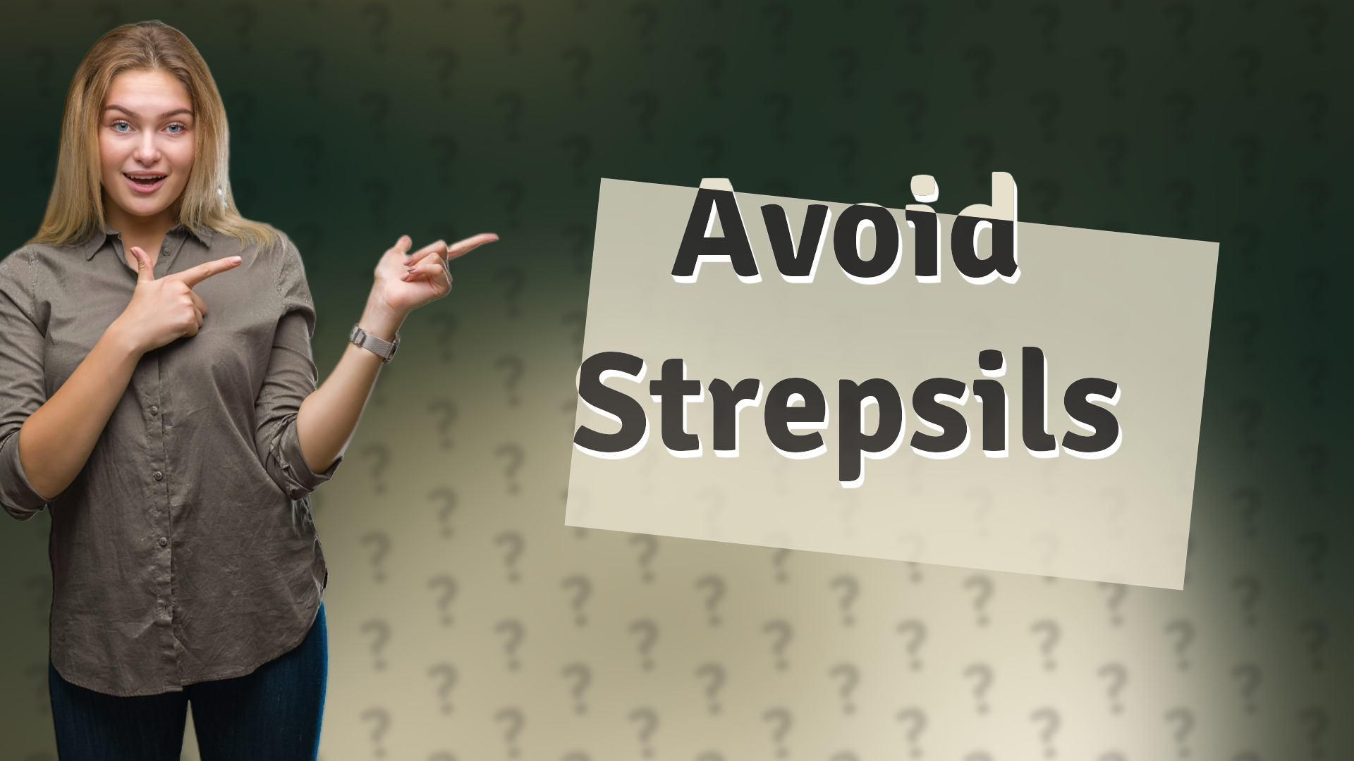 Avoid Strepsils