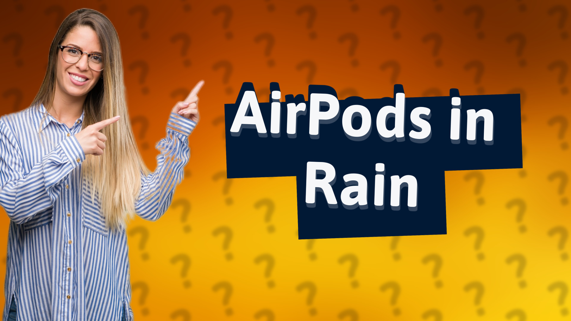 AirPods in Rain