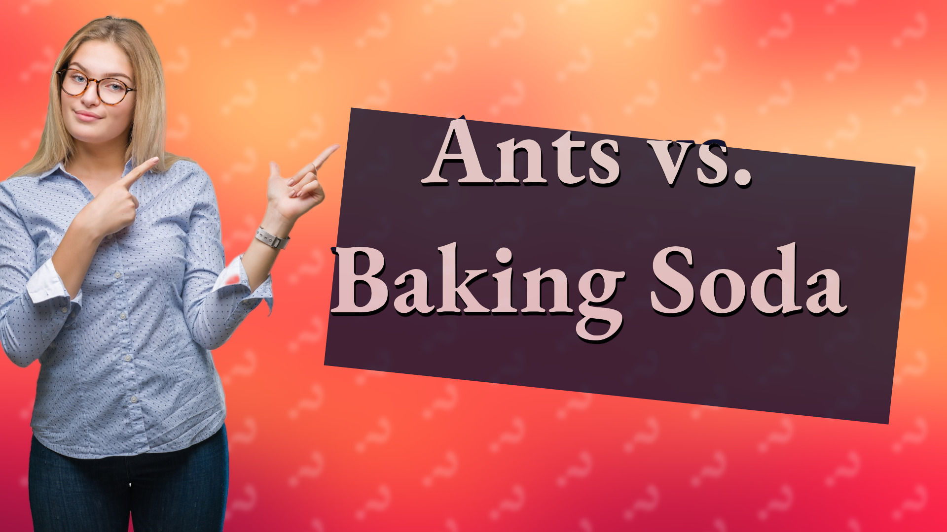 Ants vs. Baking Soda
