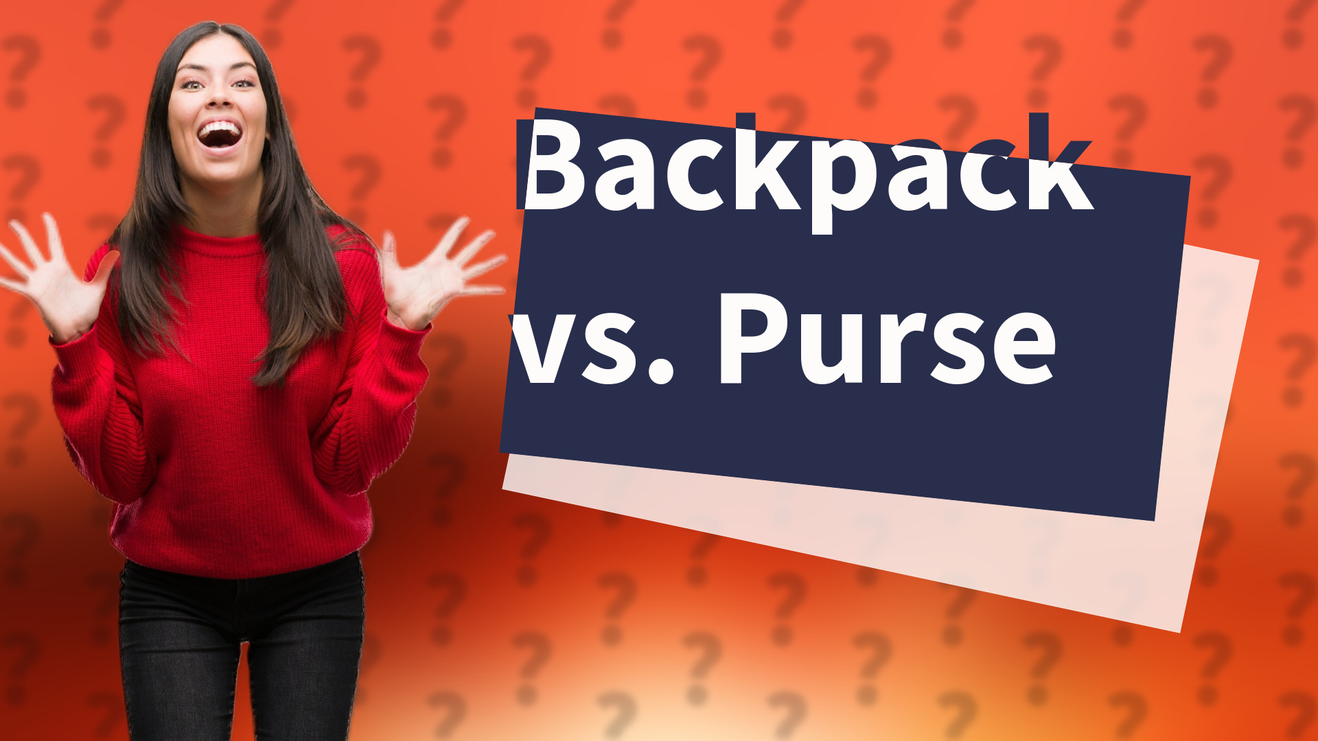 Backpack vs. Purse
