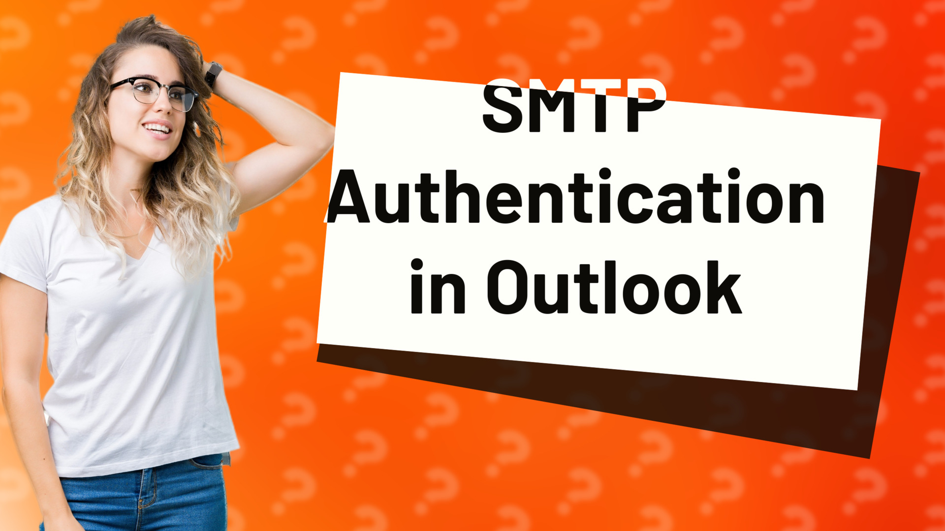 SMTP Authentication in Outlook