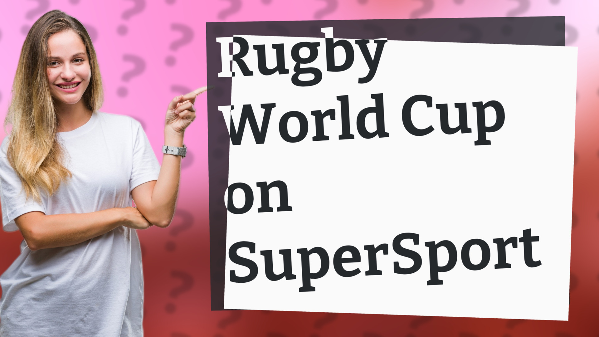 Rugby World Cup on SuperSport