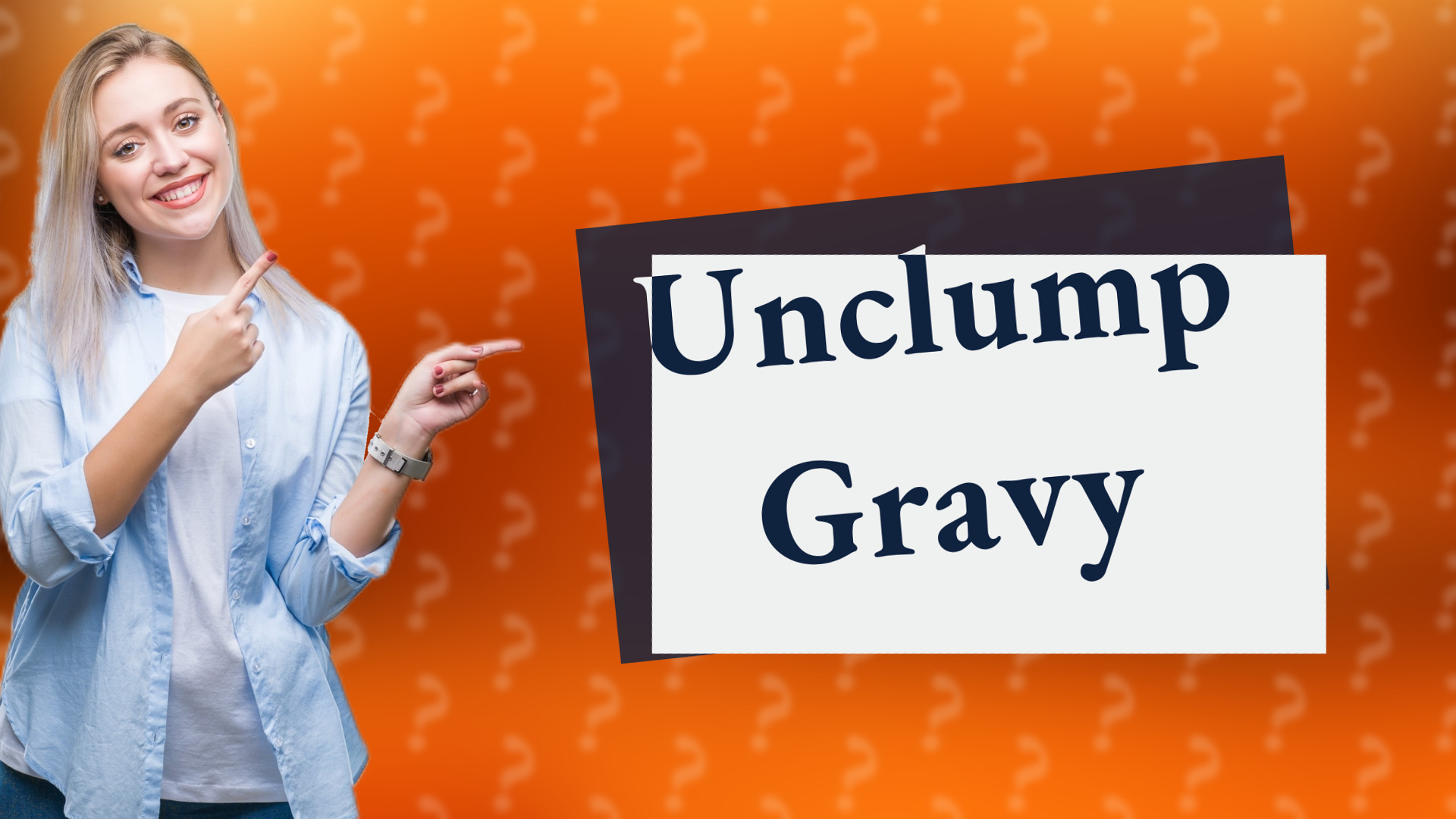 Unclump Gravy
