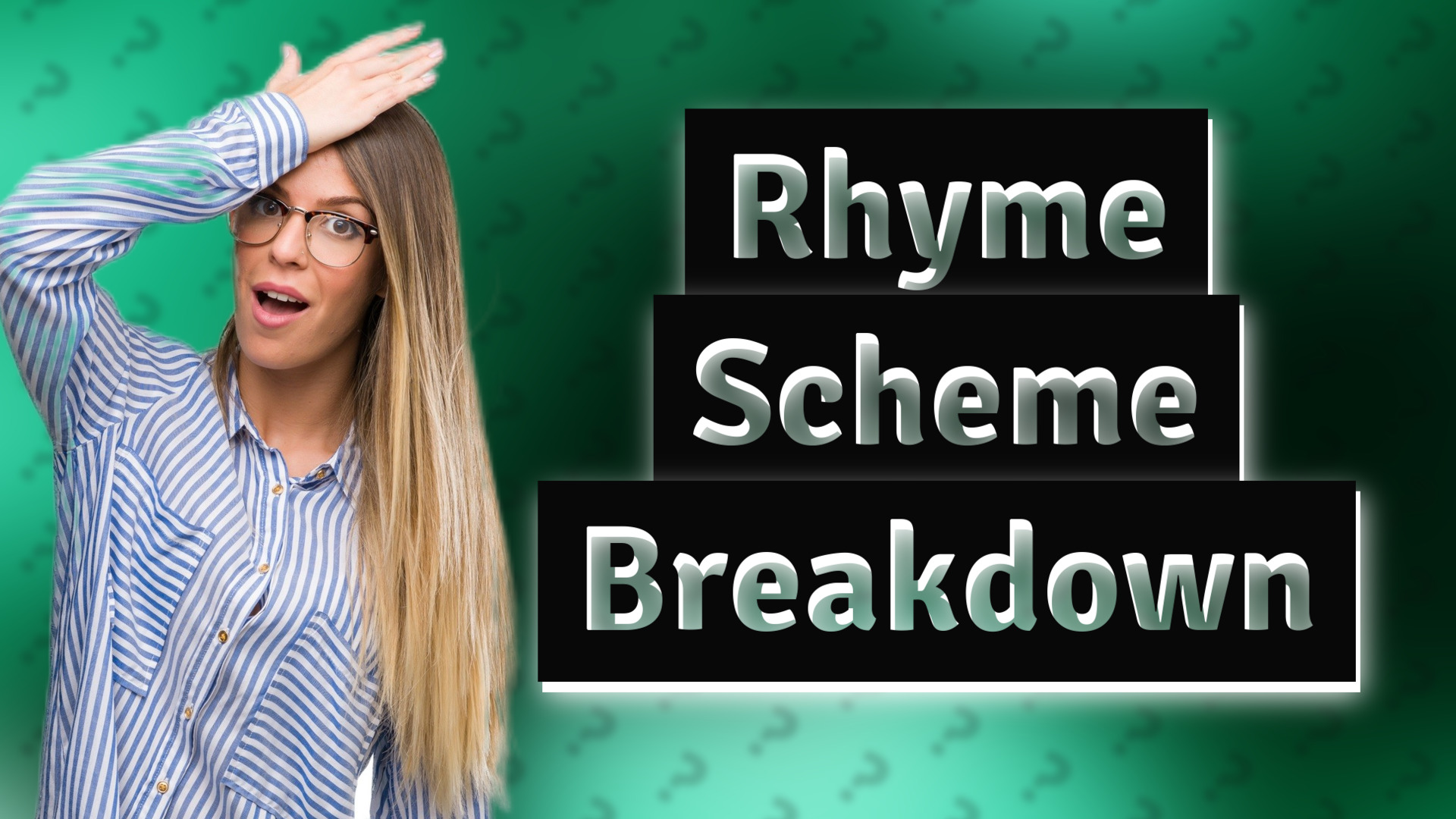 Rhyme Scheme Breakdown
