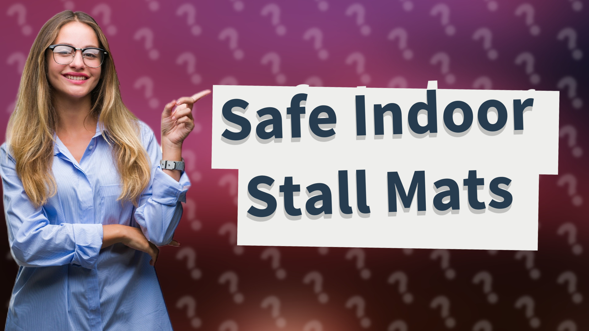 Safe Indoor Stall Mats