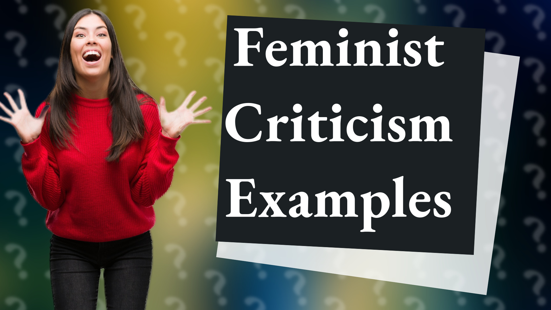 Feminist Criticism Examples