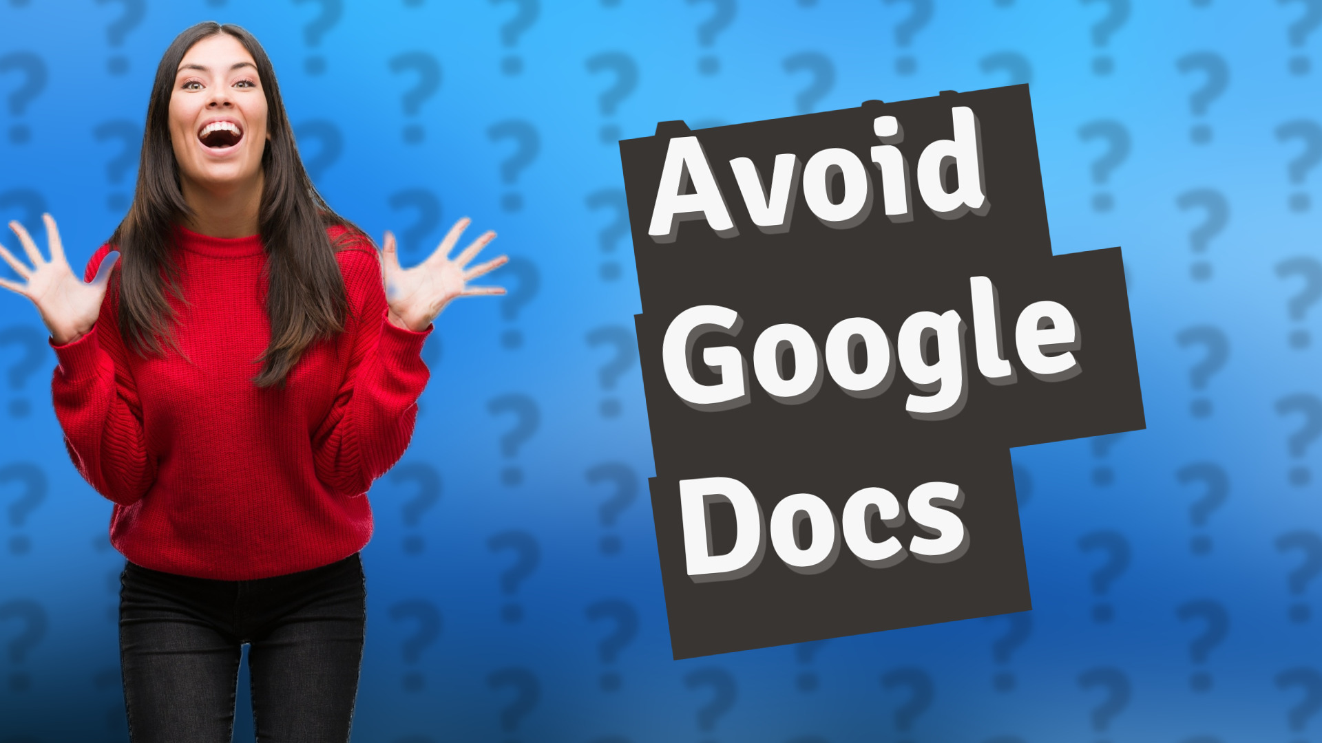 Avoid Google Docs