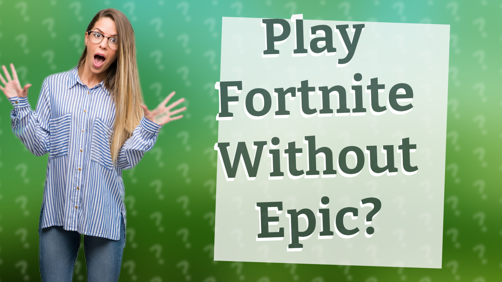 Play Fortnite Without Epic?
