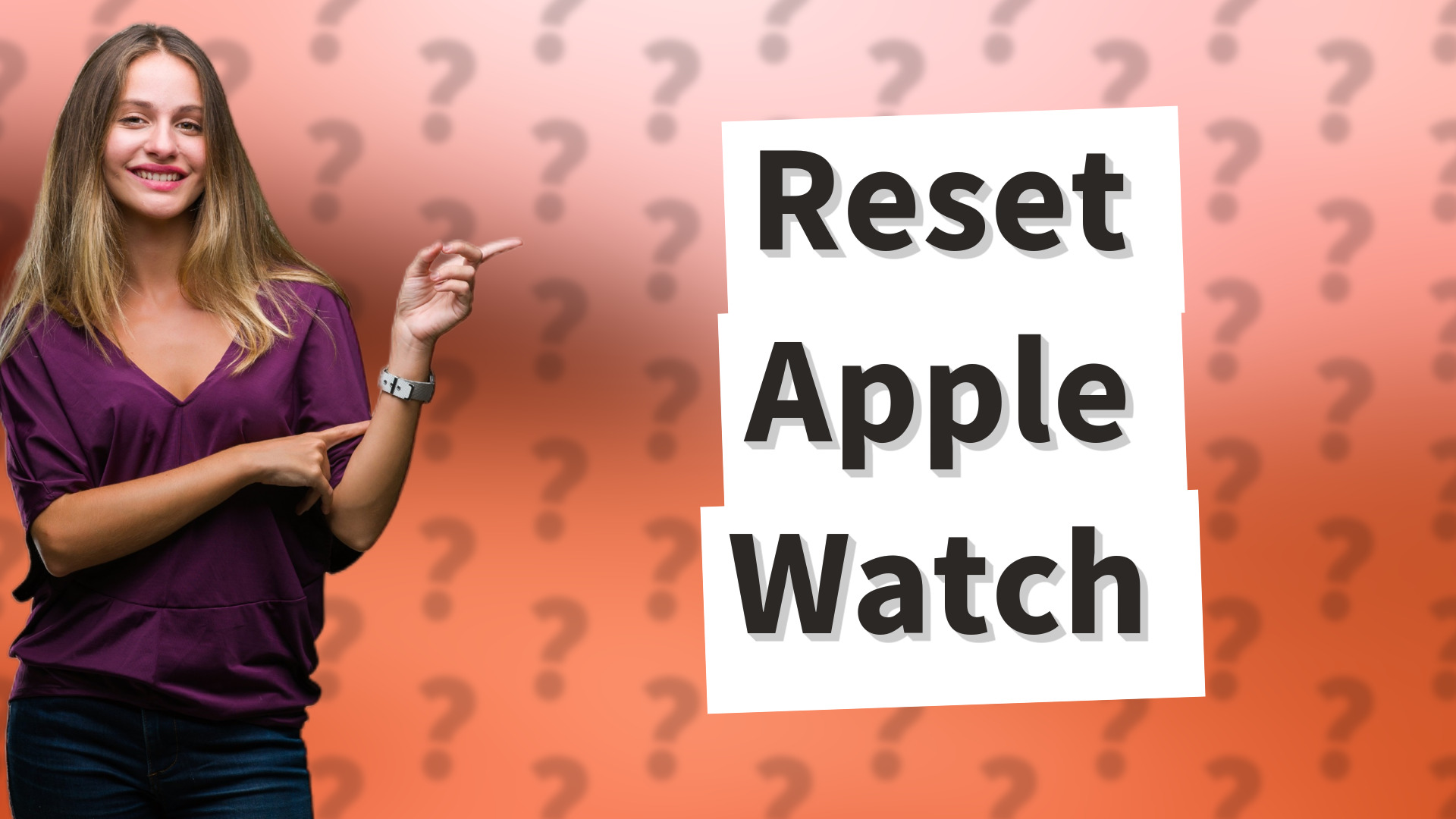Reset Apple Watch