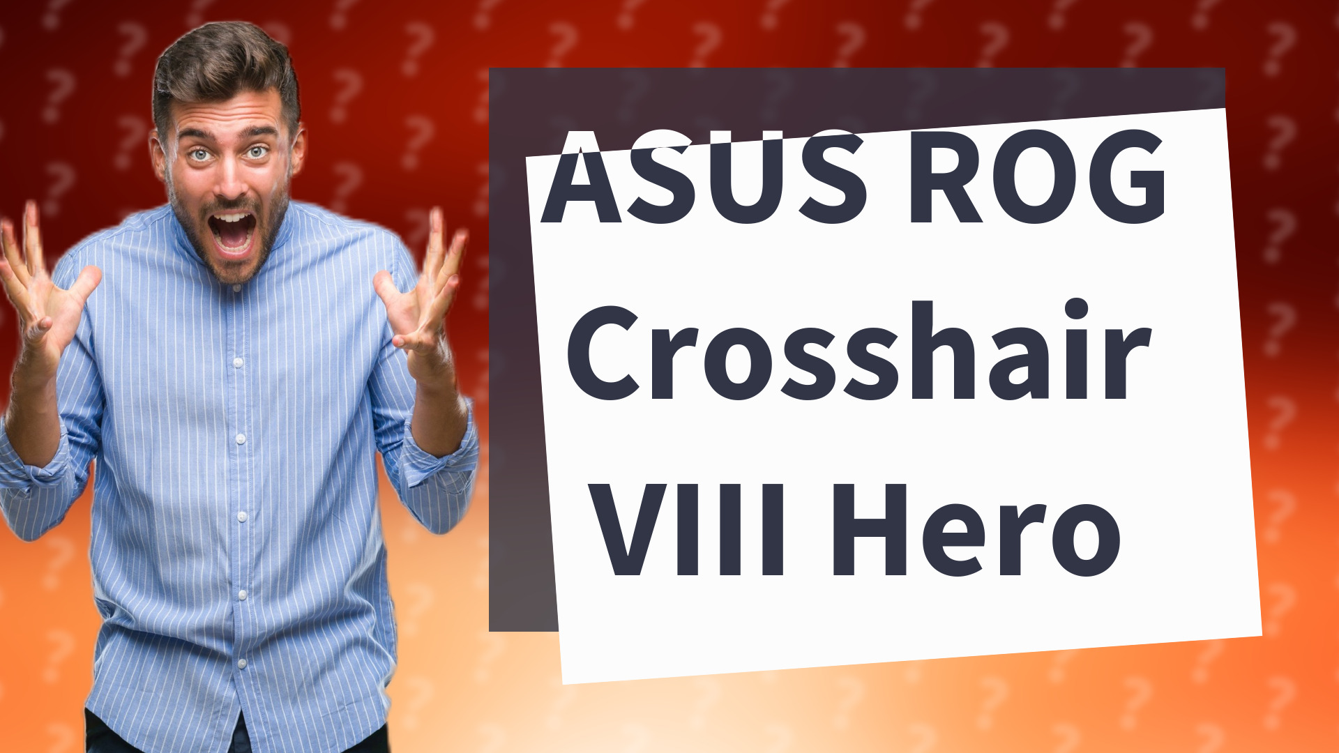 ASUS ROG Crosshair VIII Hero