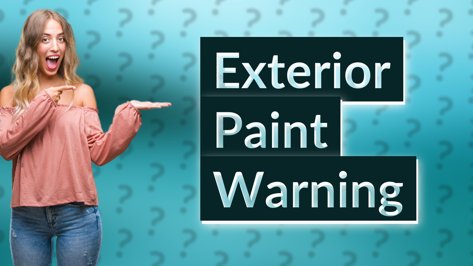 Exterior Paint Warning