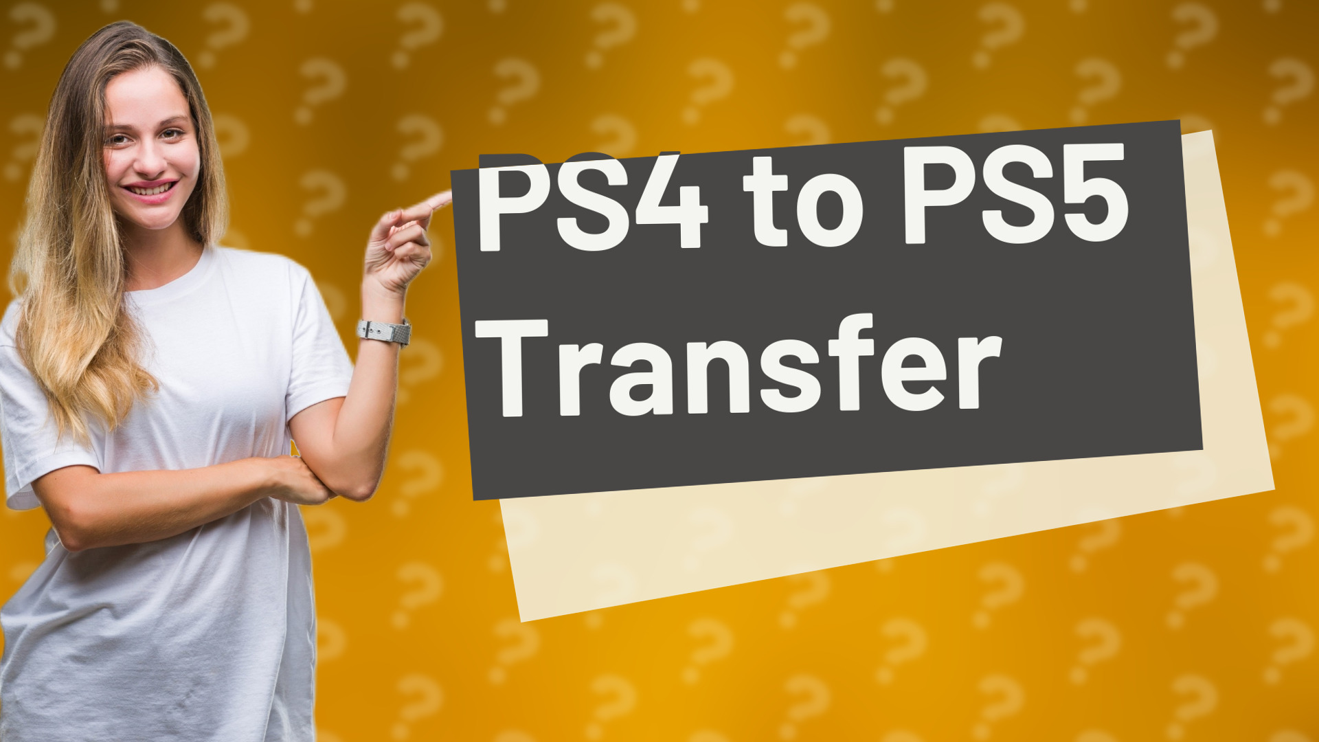 PS4 to PS5 Transfer