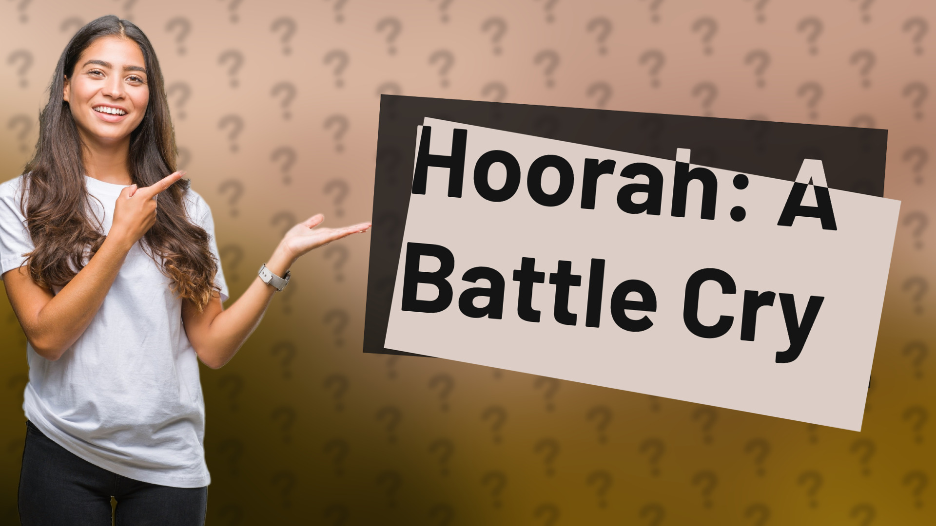 Hoorah: A Battle Cry