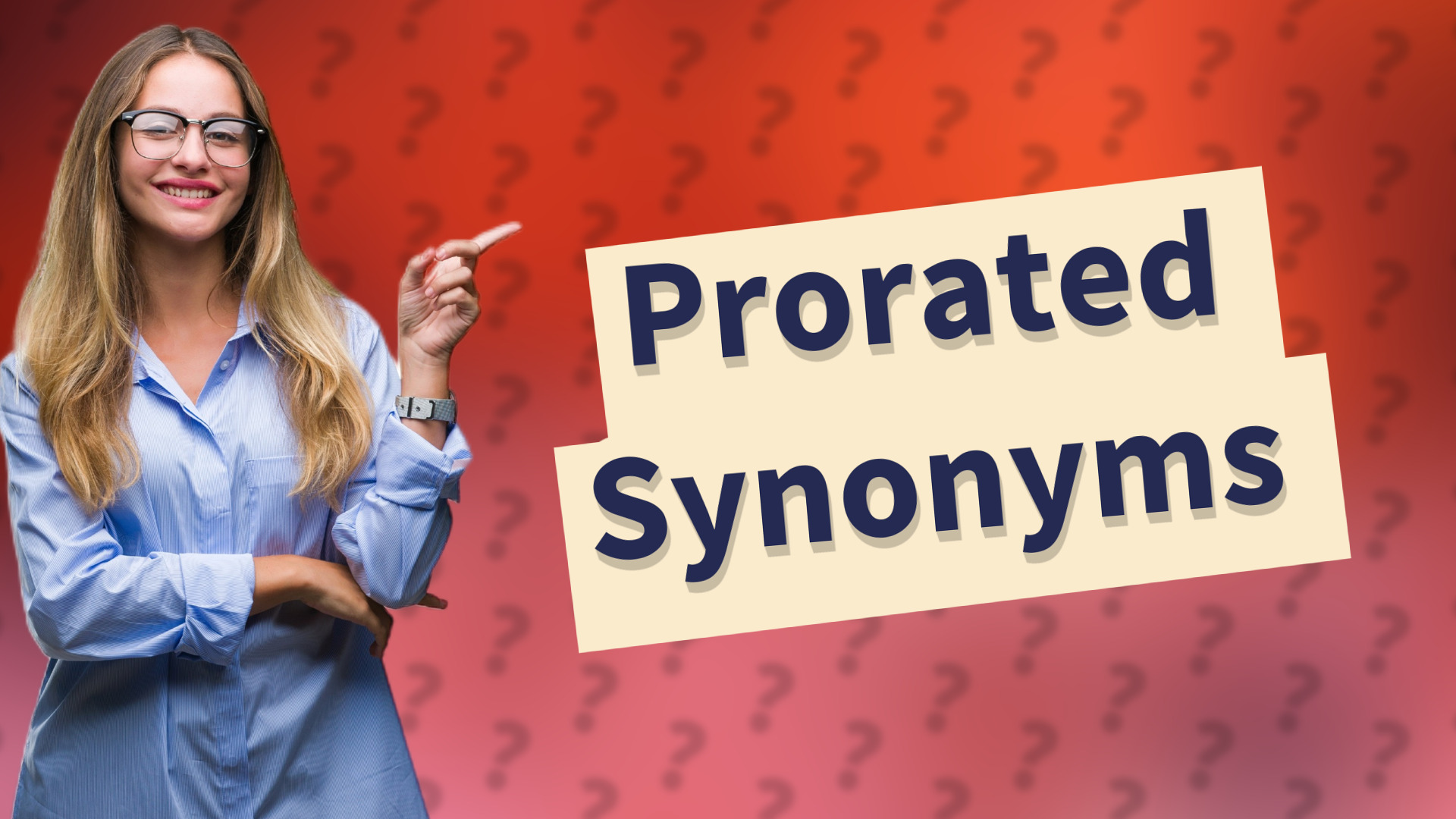 Prorated Synonyms