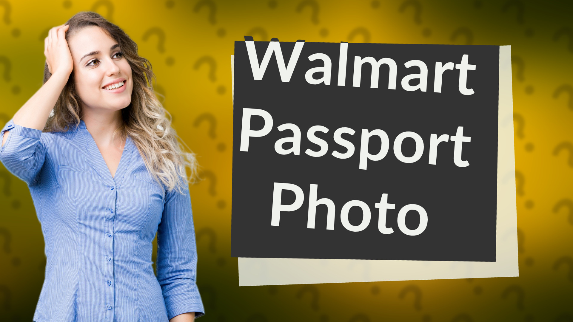 Walmart Passport Photo