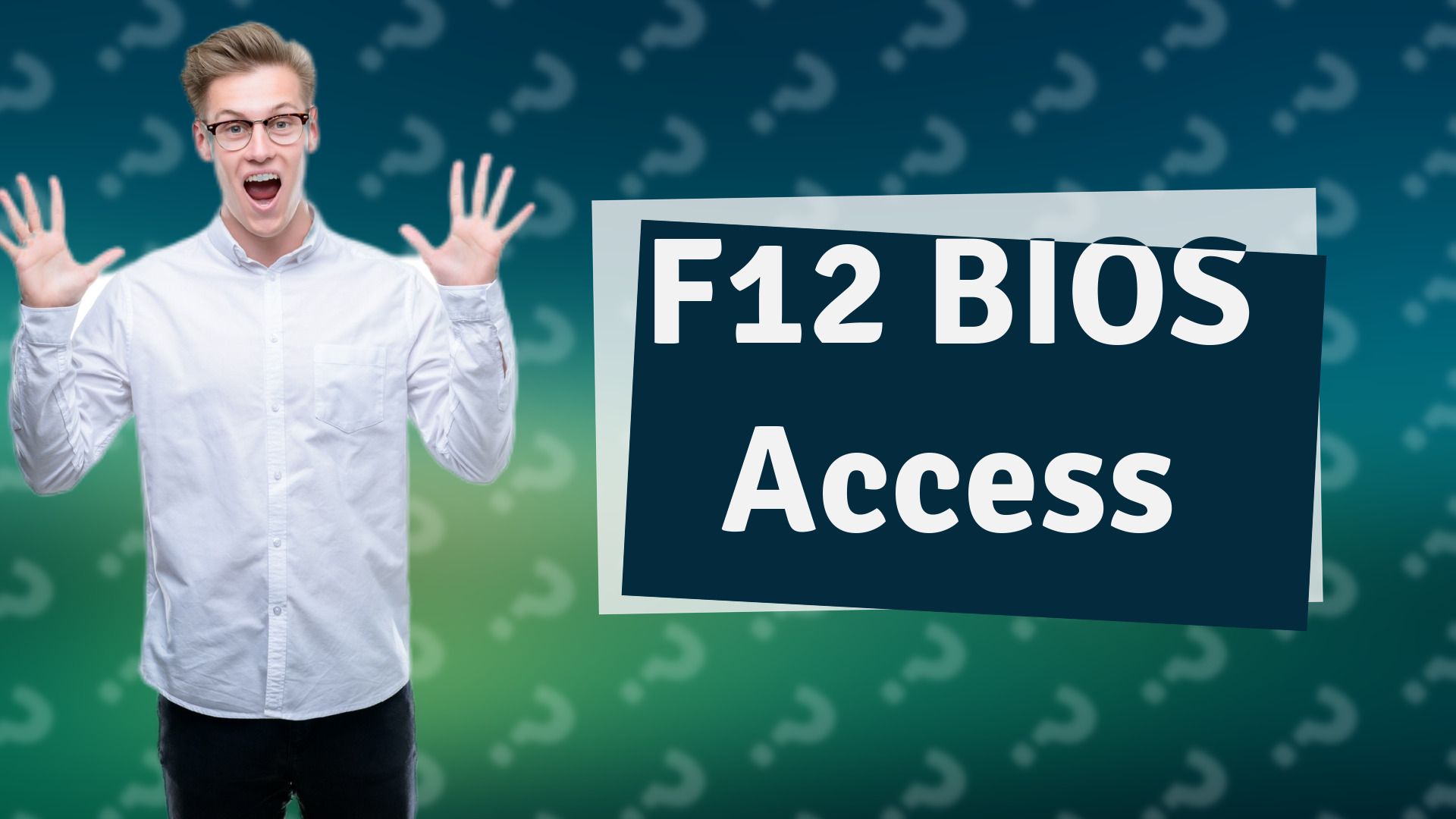 F12 BIOS Access