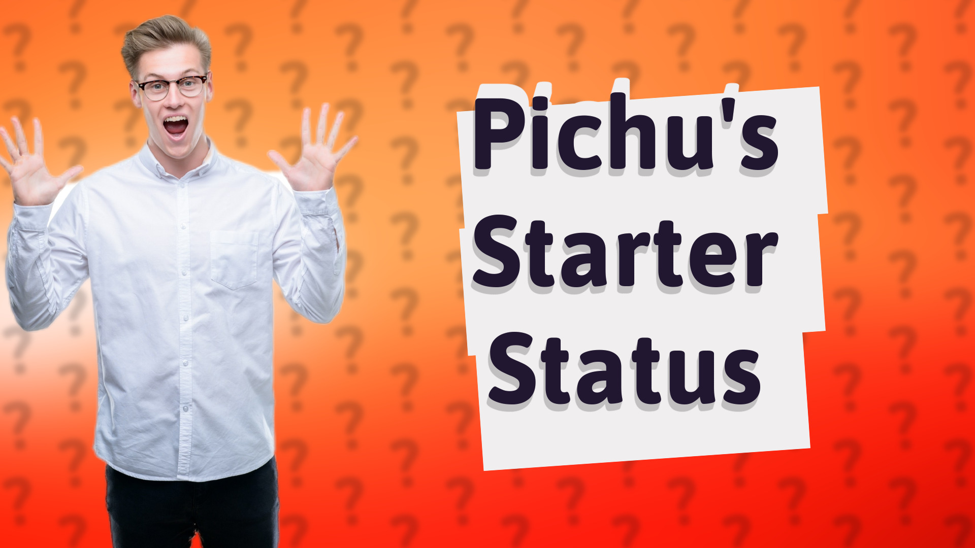 Pichu's Starter Status
