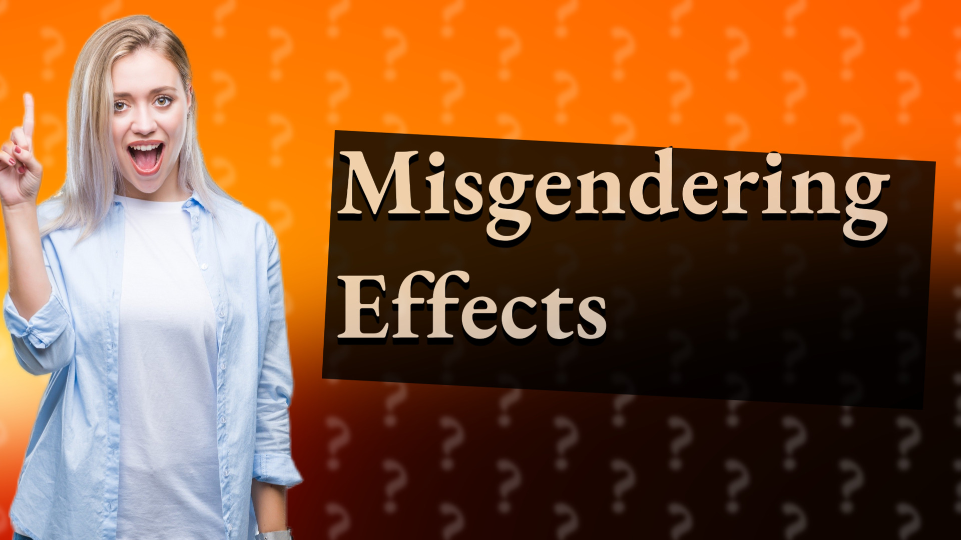 Misgendering Effects