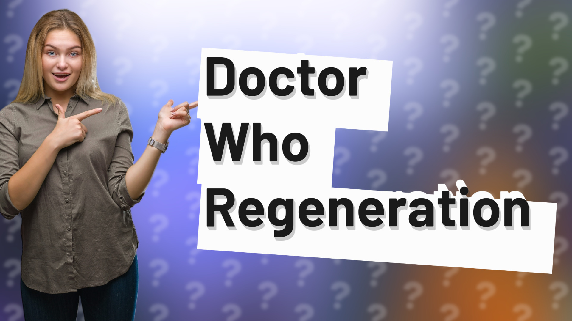 Doctor Who Regeneration