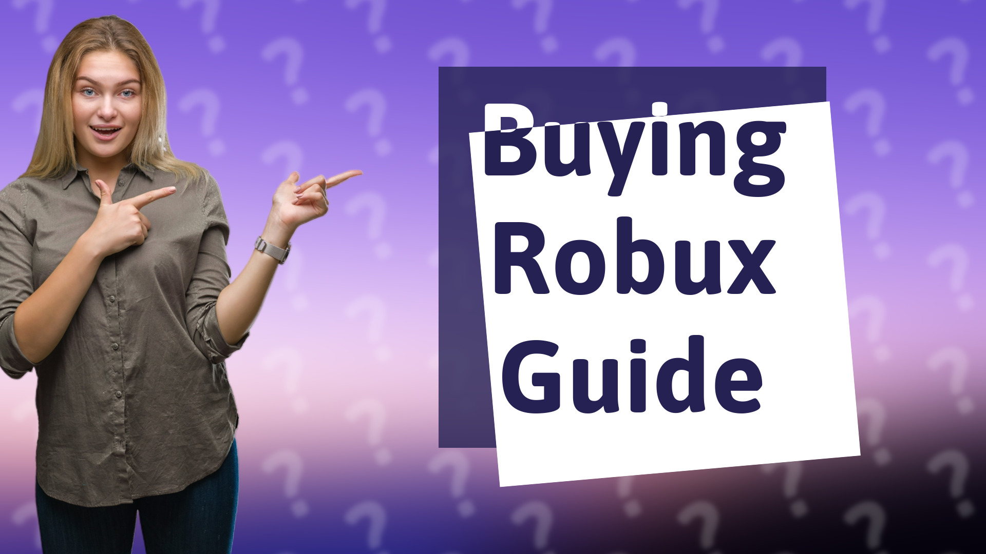 Buying Robux Guide