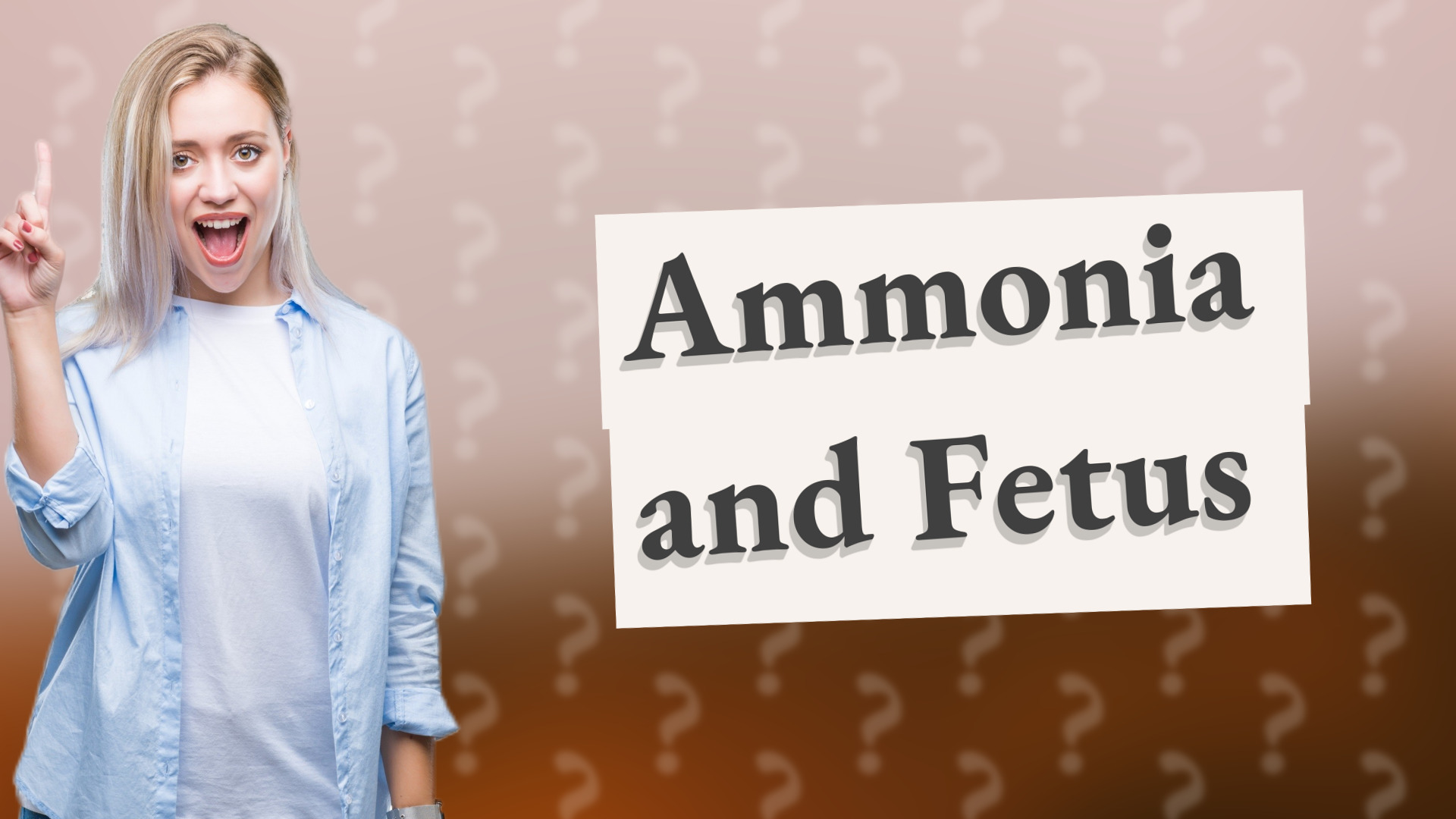Ammonia and Fetus