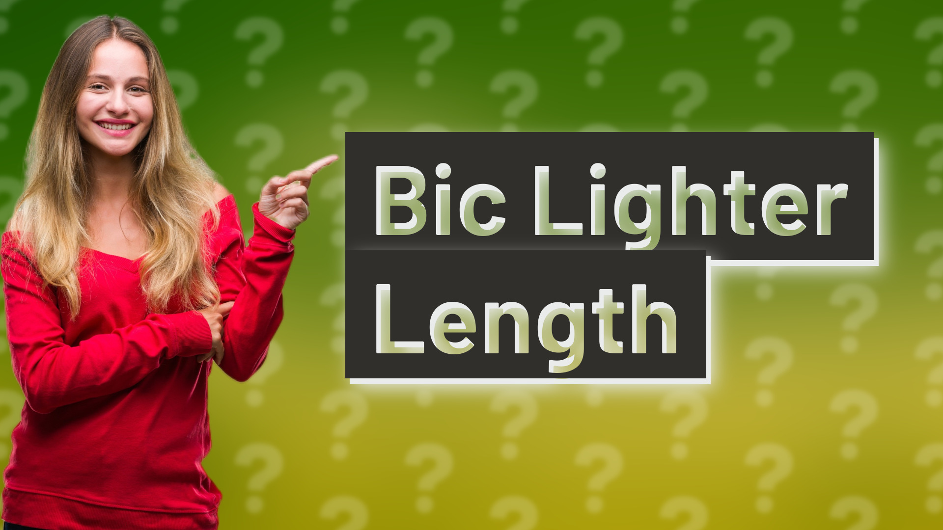 Bic Lighter Length