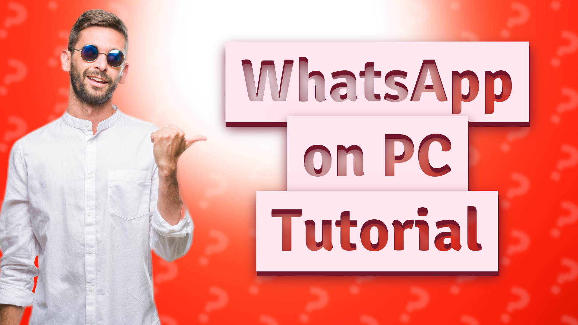 WhatsApp on PC Tutorial