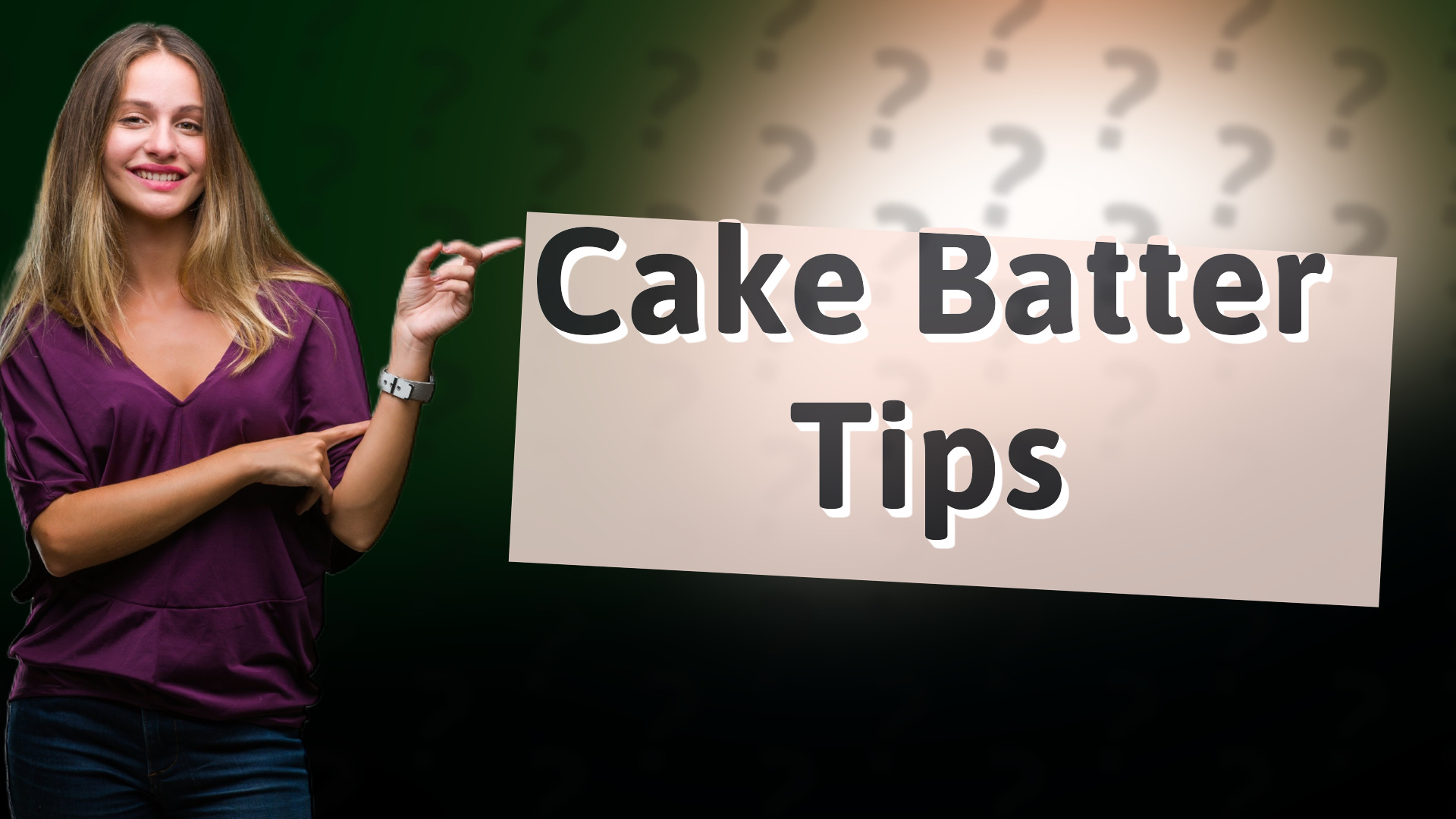 Cake Batter Tips