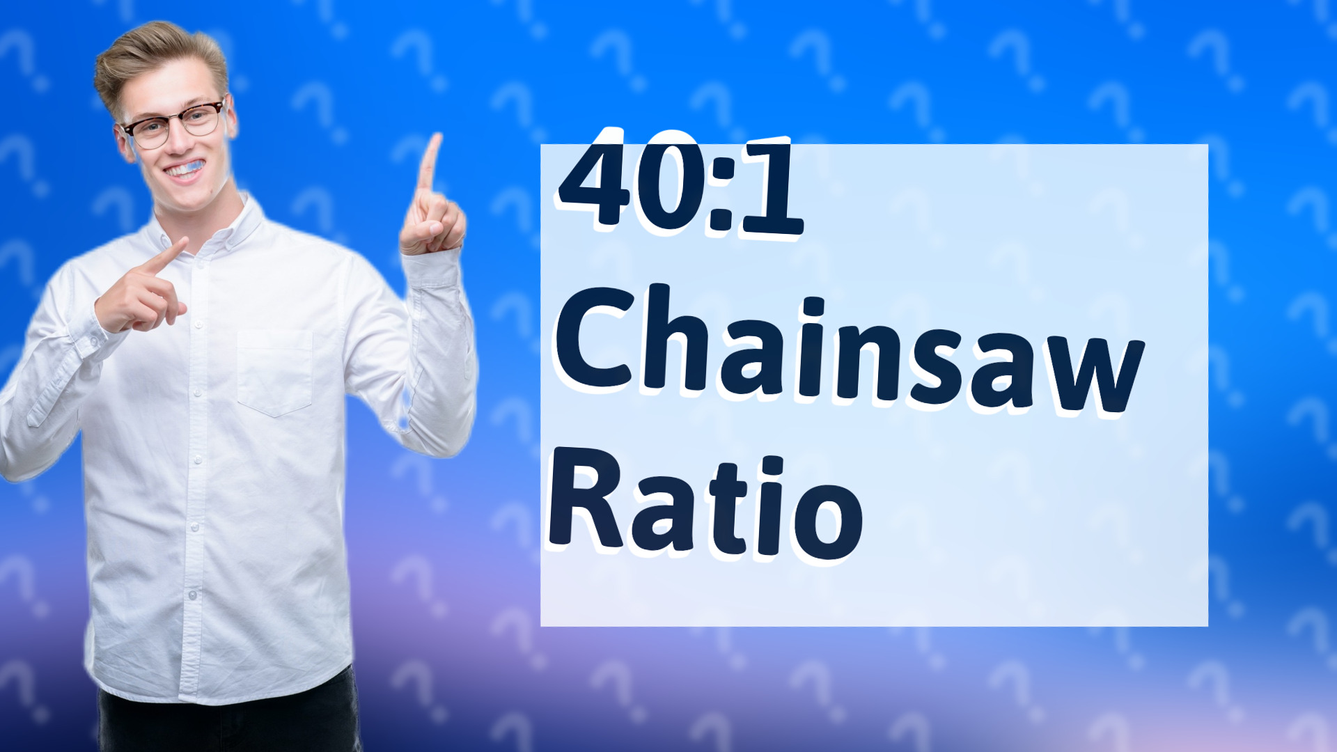 40:1 Chainsaw Ratio
