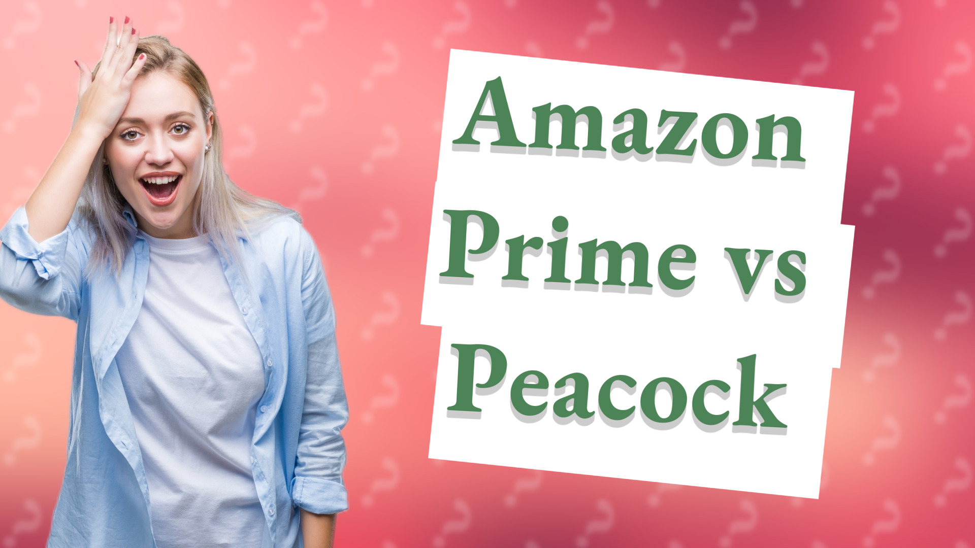 Amazon Prime vs Peacock