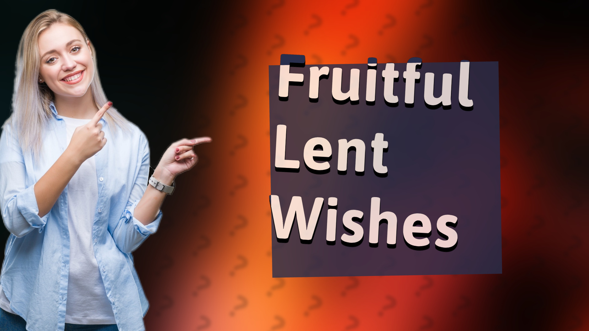Fruitful Lent Wishes