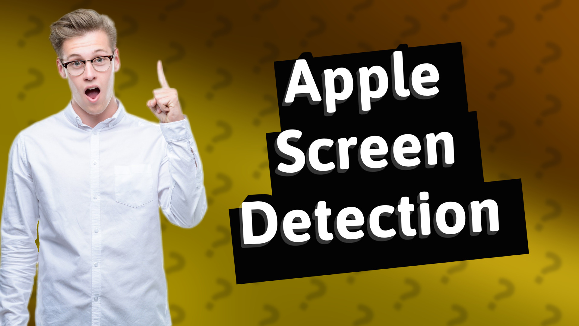 Apple Screen Detection