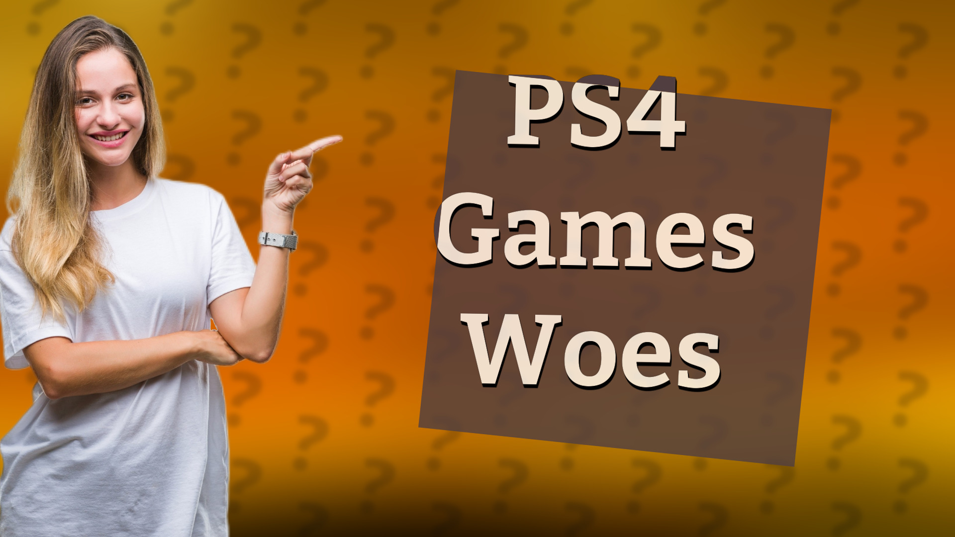 PS4 Games Woes