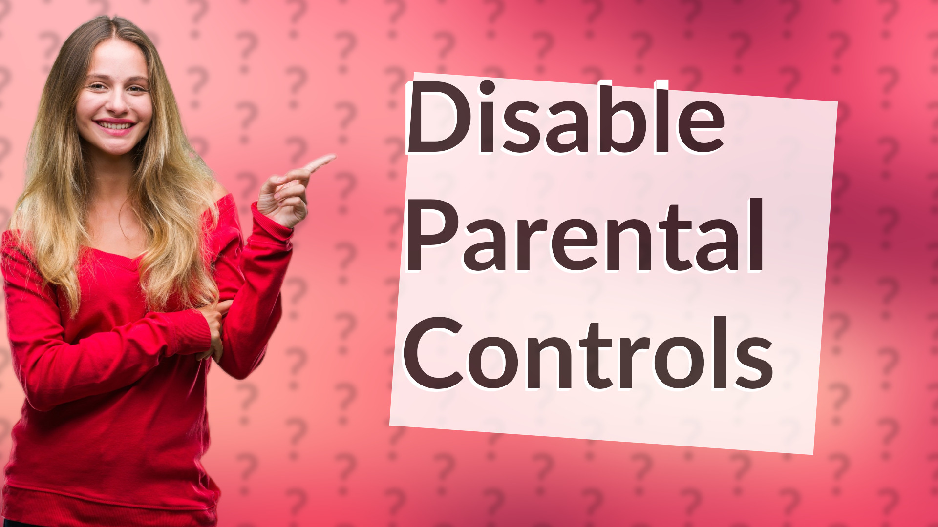 Disable Parental Controls