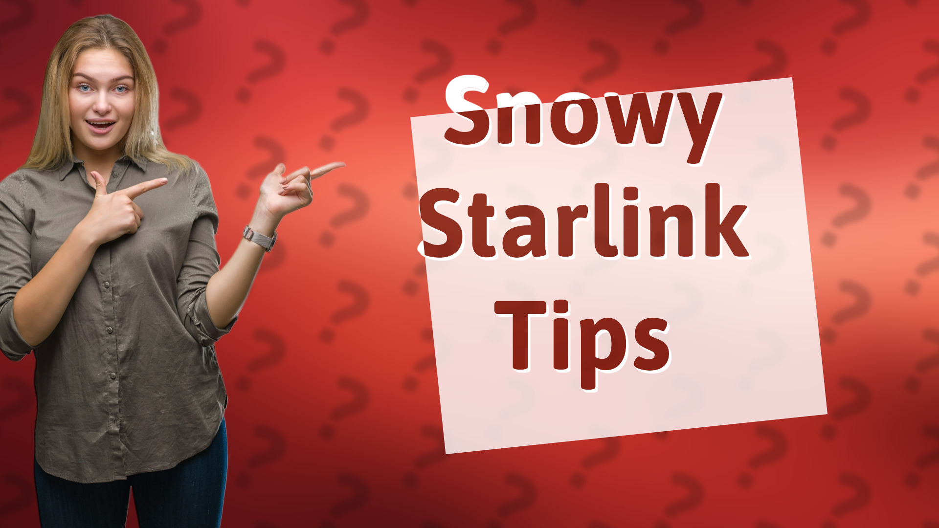 Snowy Starlink Tips