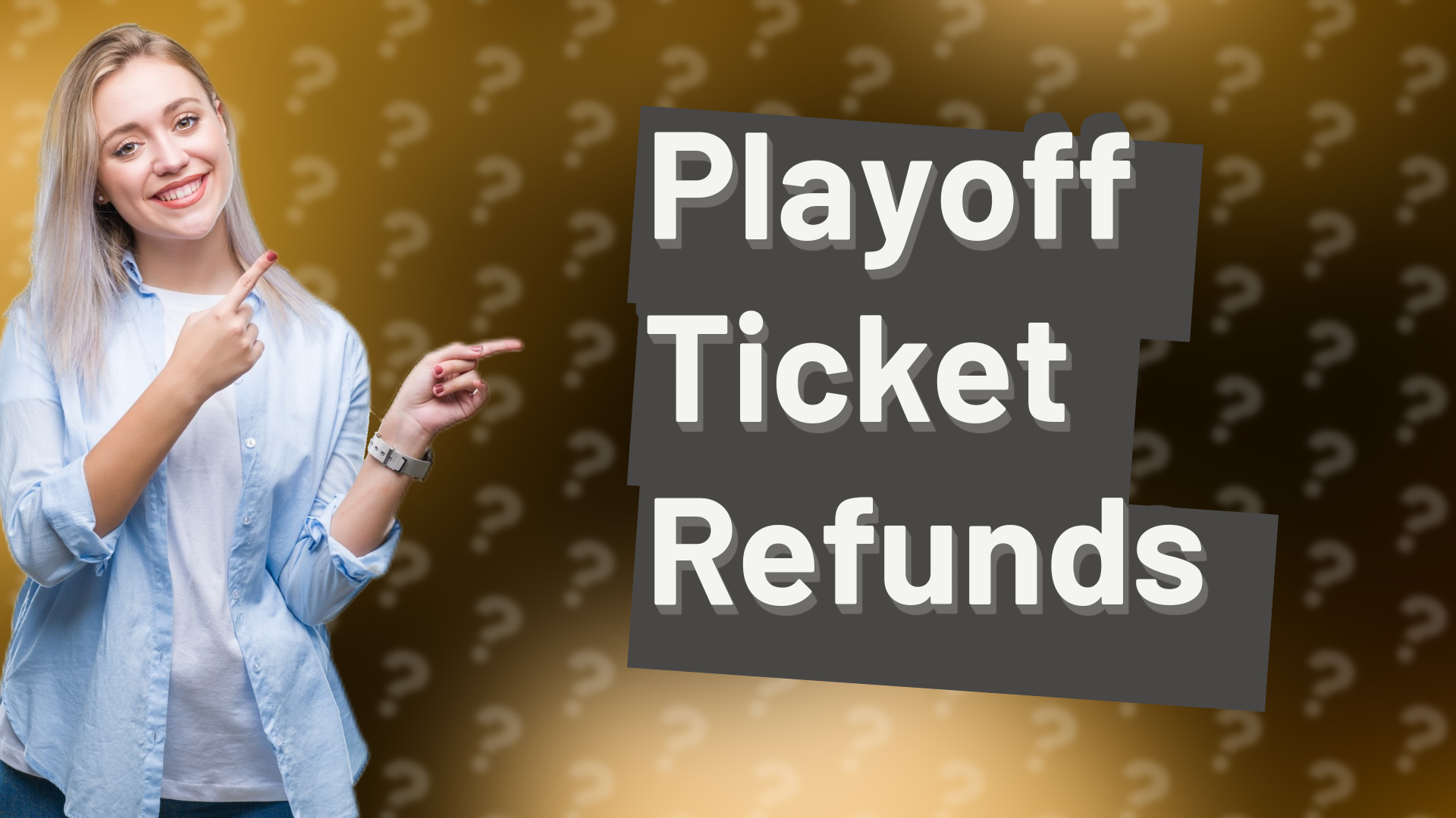 Playoff Ticket Refunds