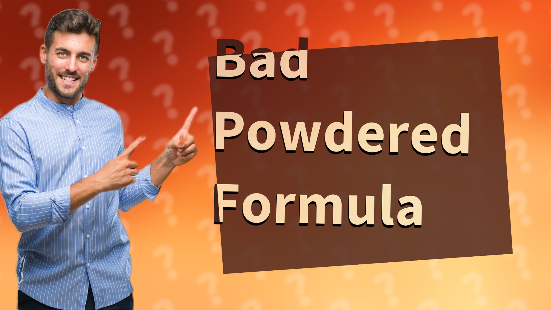 Bad Powdered Formula