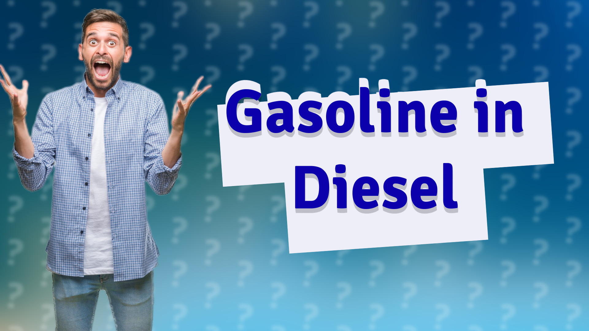 Gasoline in Diesel
