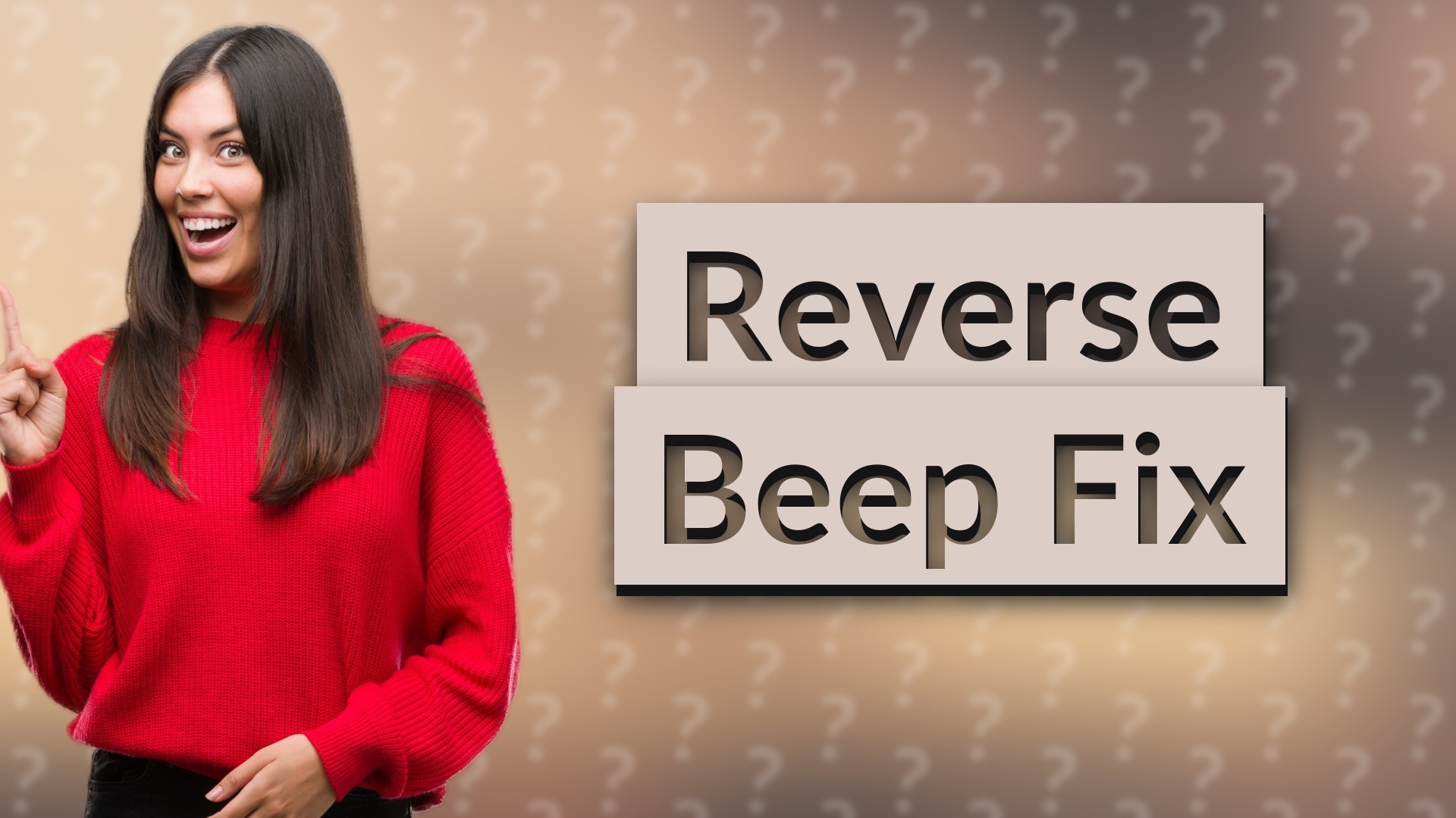 Reverse Beep Fix