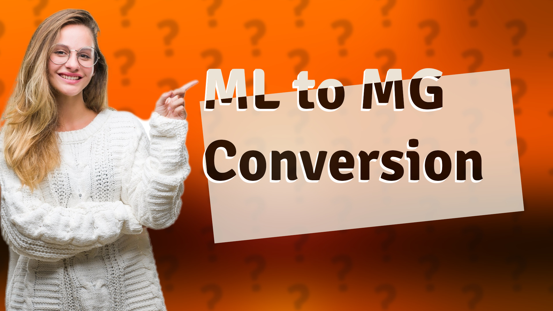 ML to MG Conversion