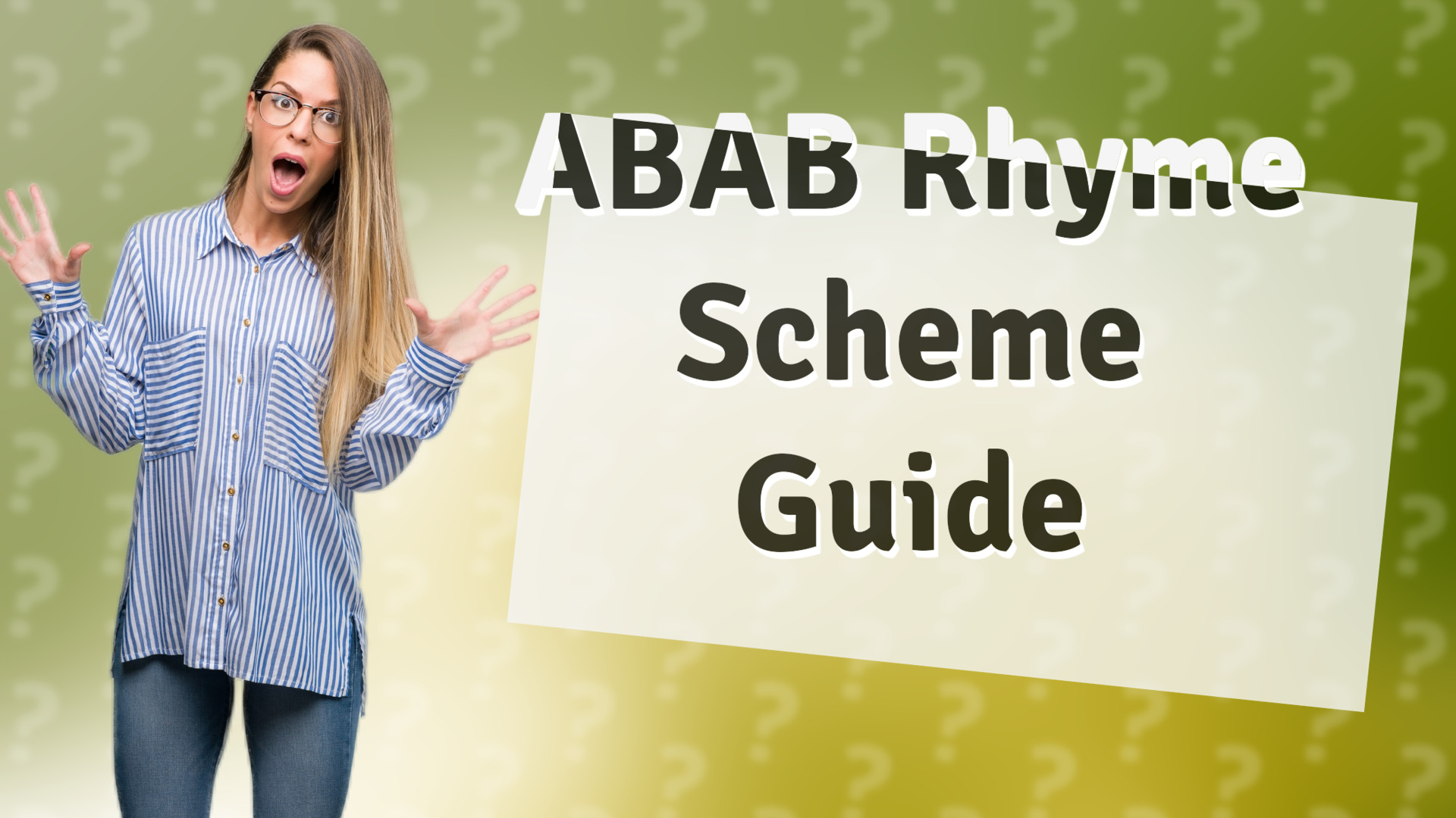 ABAB Rhyme Scheme Guide
