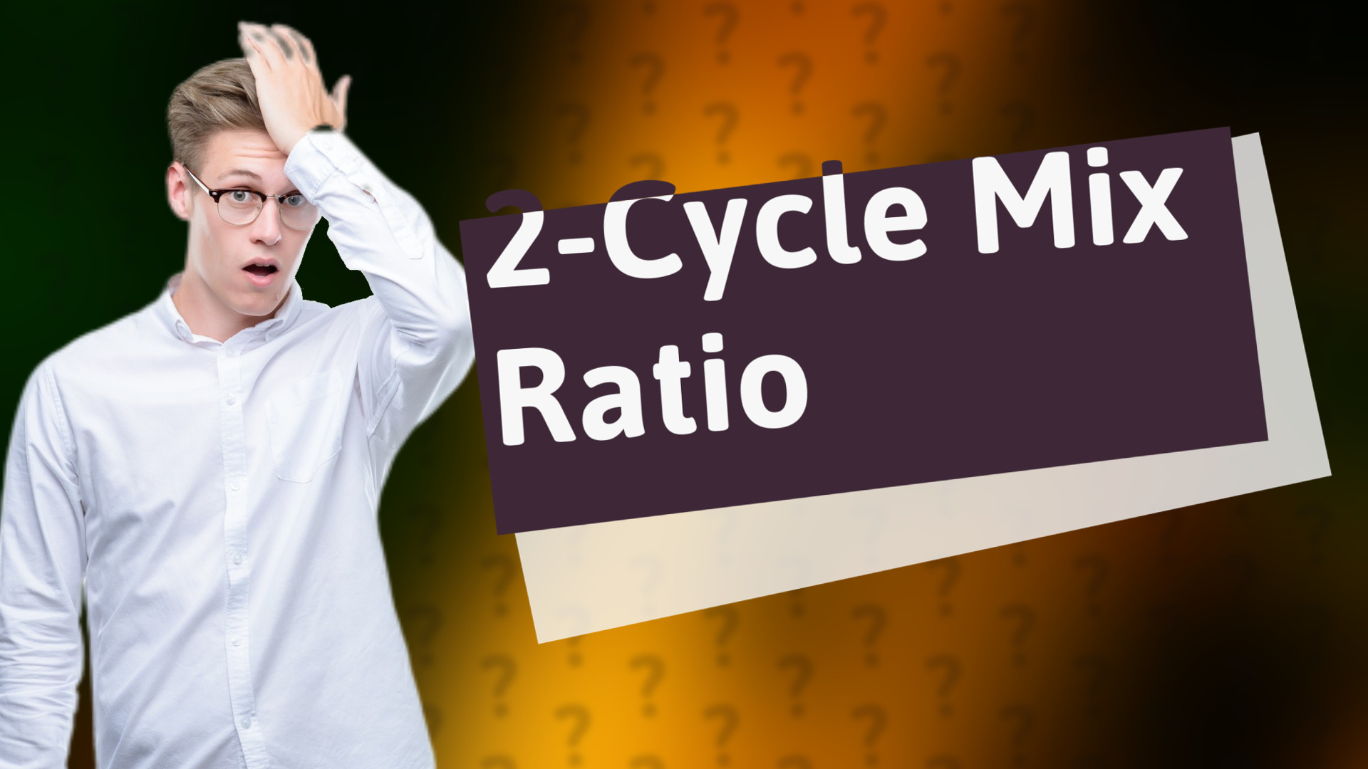 2-Cycle Mix Ratio