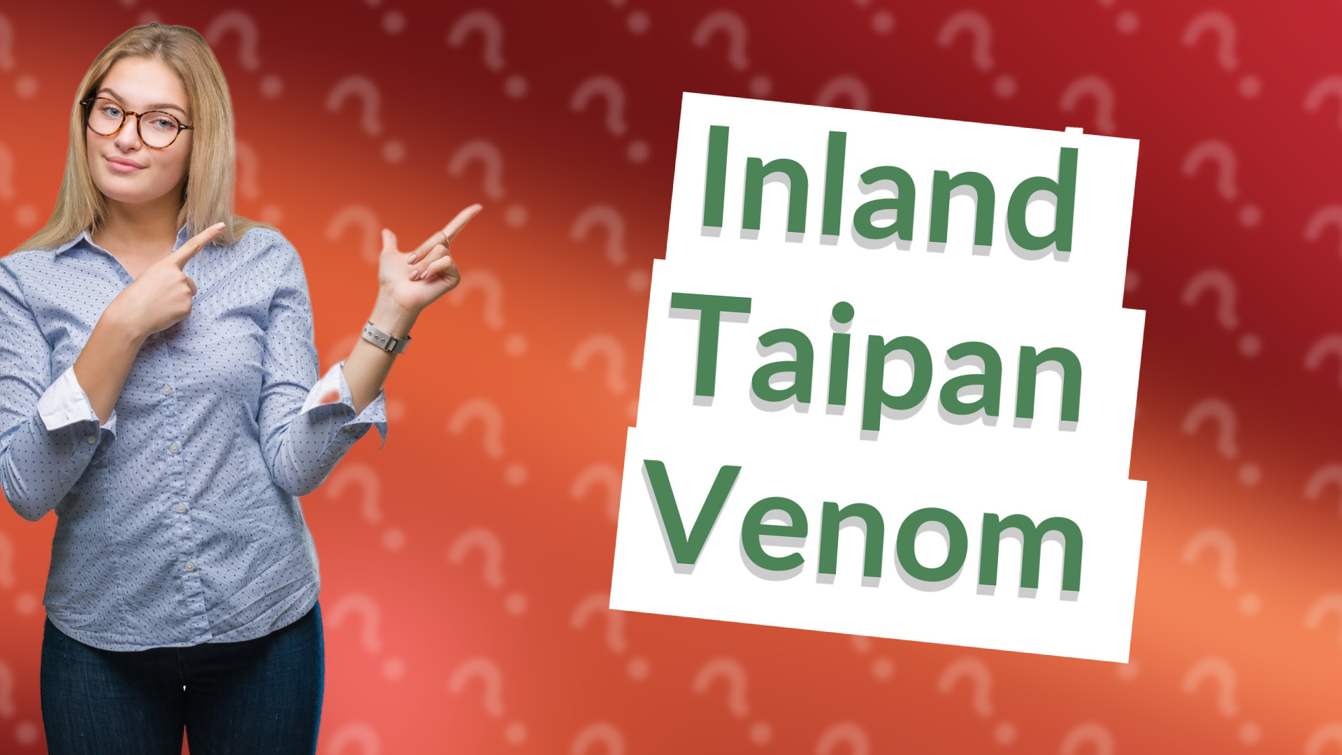 Inland Taipan Venom