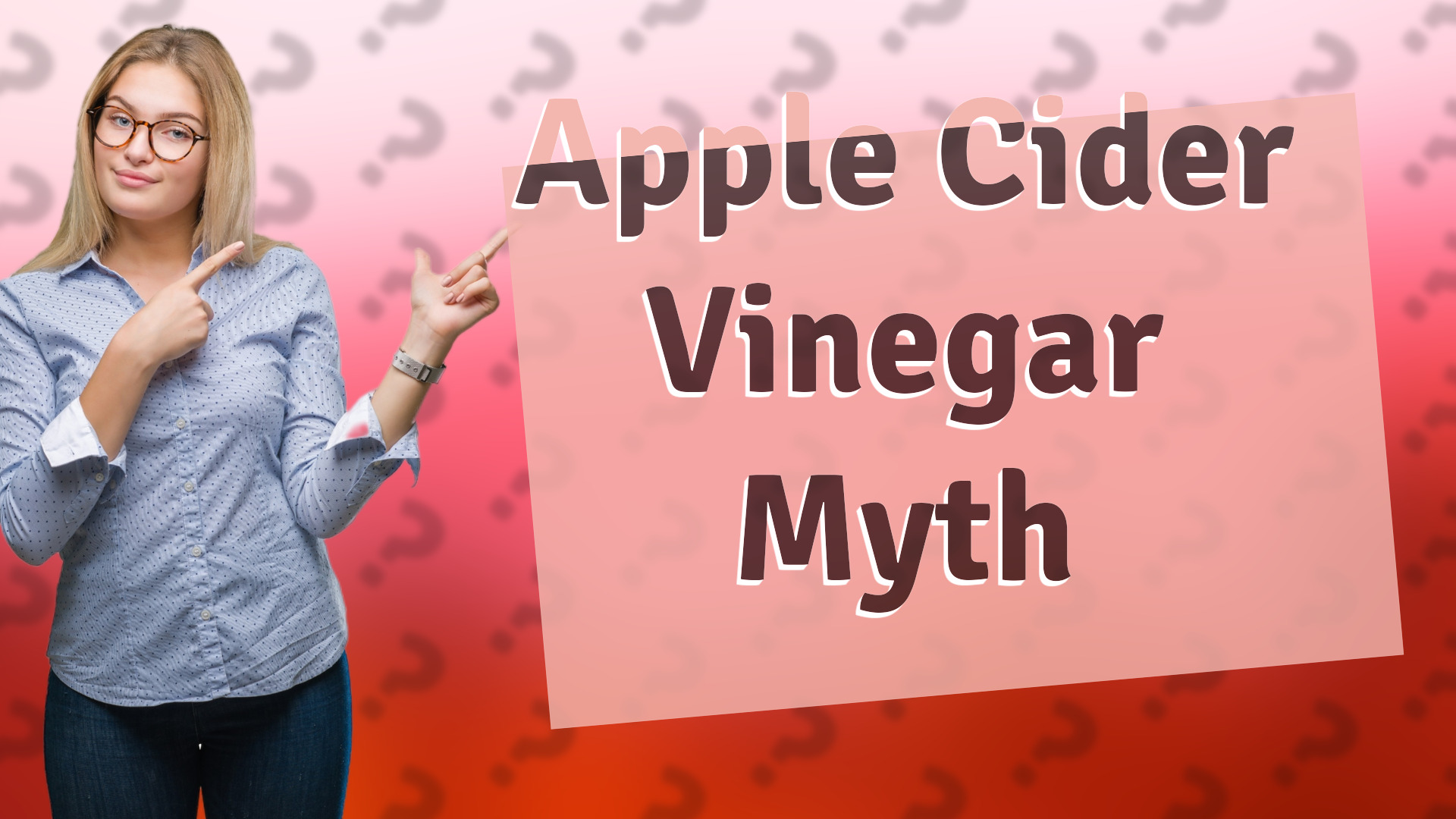 Apple Cider Vinegar Myth